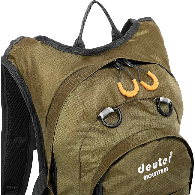 Велорюкзак спортивний з твердою спинкою DEUTER 803 10л (Оливковий)