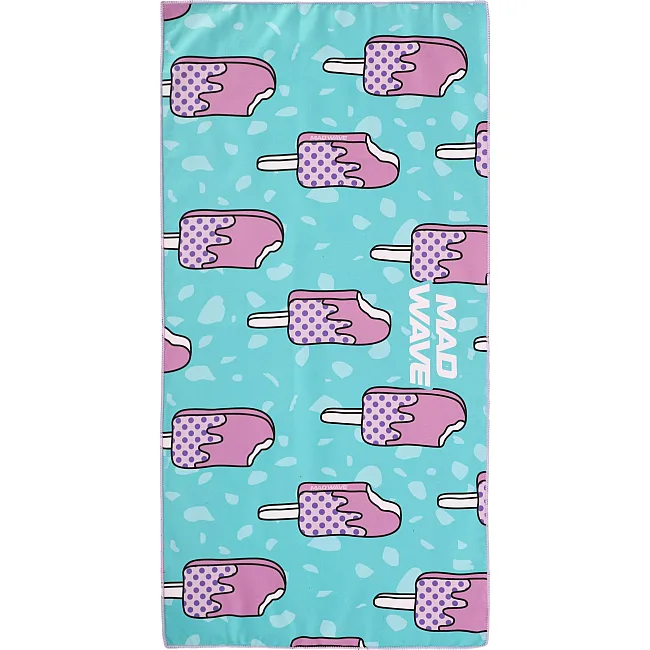 Спортивное полотенце
 из микрофибры MADWAVE
 ICE CREAM M076303100W 80х40см (Бирюзовый)