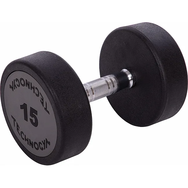 Гантель профессиональная
 с полиуретановым покрытием TECHNOGYM LN-1254-15 1шт 15кг