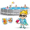 Бассейн каркасный 21в1 INTEX 26732, 549 х 122 см, серый
