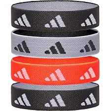 Гумки для волосся Adidas Hair Ties чорний, білий, червоний