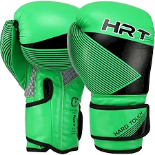Рукавички для боксу дитячі PU HARD TOUCH BO-7709 (Салатово-чорний)