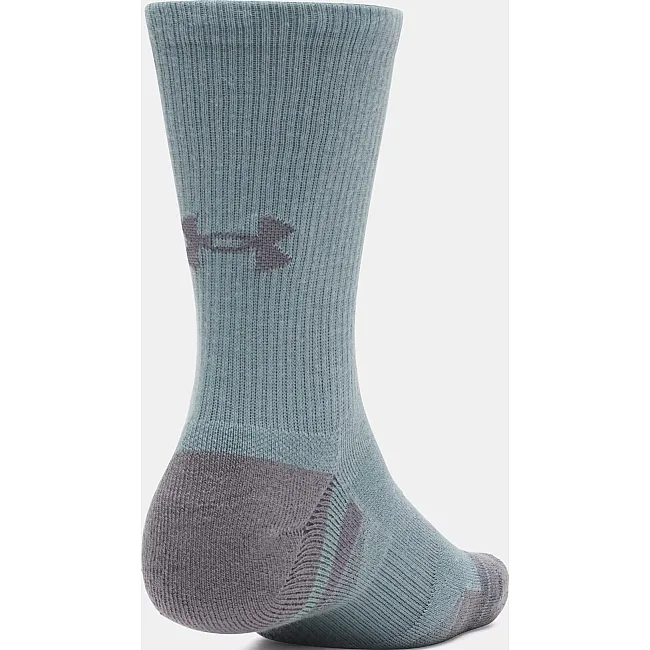 Шкарпетки UNDER ARMOUR Performance Tech 3pk Crew синій, бежевий, бірюзовий