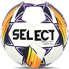 Футбольный мяч детский SELECT BRILLANT V24 BRILLANT-REP-4WV №4 (Белый-фиолетовый)