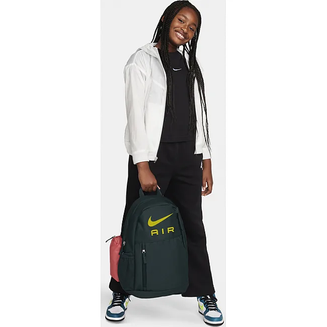 Детский спортивный рюкзак Nike NK ELMNTL BKPK - NK AIR 20L черный, желтый, бордовый 46х30х13 см
