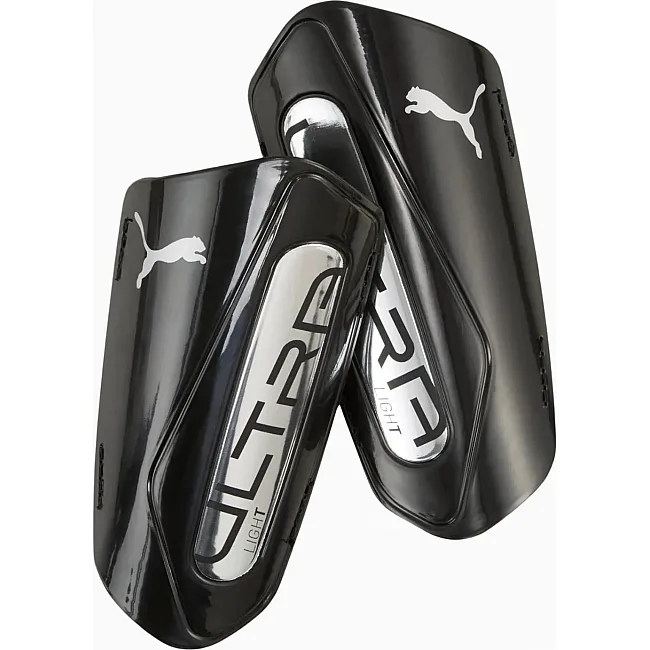 Щитки футбольные детские Puma ULTRA Light Strap черный