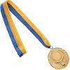 Заготовка медали спортивной с лентой SP-SPORT
 RESULT C-4331 ø6,5см (Золотой)