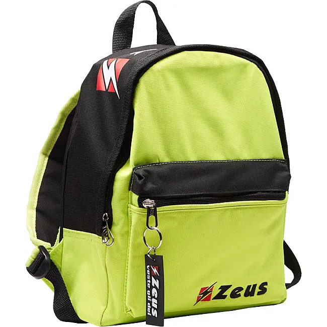 Рюкзак мужской Zeus ZAINO MINI 13L желтый, черный 26х14, 5х35 см