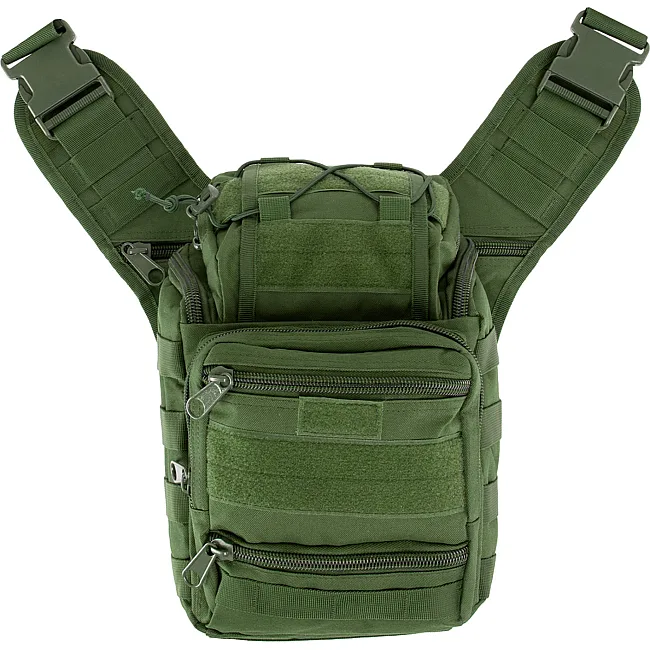Сумка через плече тактична SILVER KNIGHT TY-803 25х23х10см 6л (Оливковий)