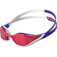 Очки для плавания Speedo FASTSKIN PURE FOCUS GOG MIR AU красные, белые, синие OSFM