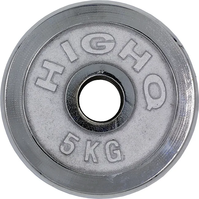 Блины диски хромированные HIGHQ SPORT TA-1802-5B 52мм 5кг хром