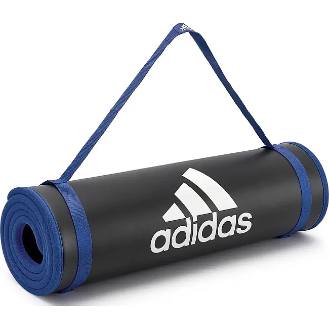 Коврик для тренировок Adidas Trainingsmatte черный, синий 183х61х1