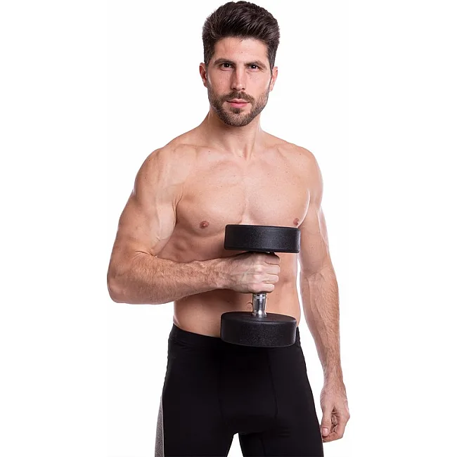 Гантель профессиональная
 с полиуретановым покрытием TECHNOGYM LN-1254-15 1шт 15кг