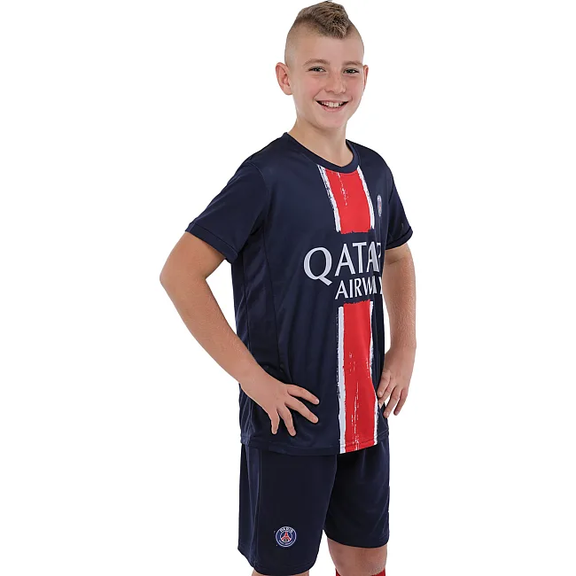 Футбольна форма дитяча із символікою клубу
 PSG MBAPPE 10 домашня 2024 SP-SPORT

 CO-3676 105-160

см (Синьо-червоний)