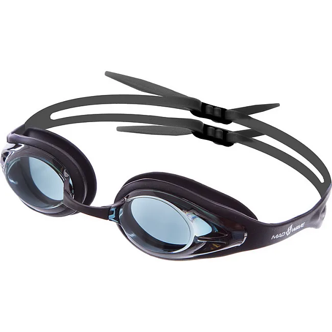 Очки для плавания взрослые MADWAVE
 ALLIGATOR M042713 (Серый)