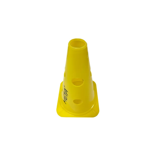 Конус для тренировки с отверстиями META Cone Marker with holes 2.0 желтый 23 см