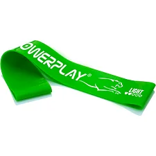 Фитнес резинка POWERPLAY 4113 0.6мм. Зеленая (сопротивление 1-5 кг)