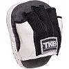 Мини-лапа боксерская изогнутая тренировочная кожа TOP KING Light Weight TKFML 18x15x4см 2штуки (Синий)