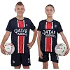 Футбольна форма дитяча із символікою клубу PSG MBAPPE 10 домашня 2024 SP-SPORT CO-3676 105-160см (Синій-червоний)