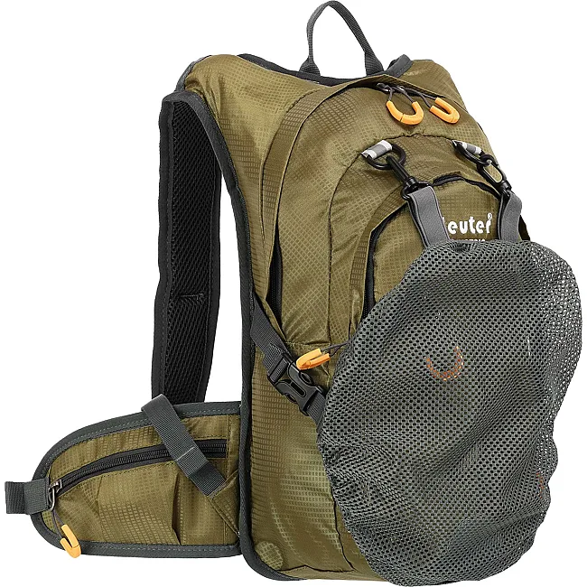 Велорюкзак спортивний з твердою спинкою DEUTER 803 10л (Оливковий)