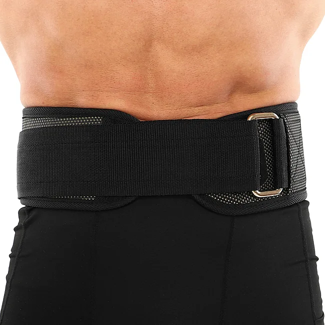 Пояс атлетический текстильный EZOUS HARBINGER POWER BELT O-10 спинка-20см