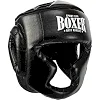 Тренировочный шлем для бокса искусственная кожа BOXER NEW 2036-N (Черный)
