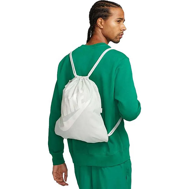 Рюкзак-мешок Nike NK HERITAGE DRAWSTRING 13L серый 33х43 см