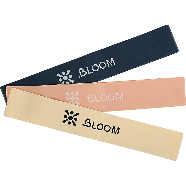 Резинка для упражнений лента сопротивления LOOP BAND BLOOM LB7060-2 (Розовый)