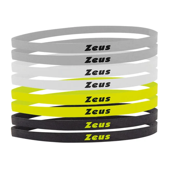 На голову Zeus SET HAIRBANDS 8 PZ серый, белый, желтый, черный OFSM