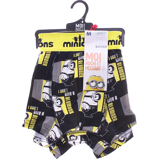 Трусы-боксеры MINIONS MINION - I DON&T GIVE + CUBE мужские, арт.30890353-1