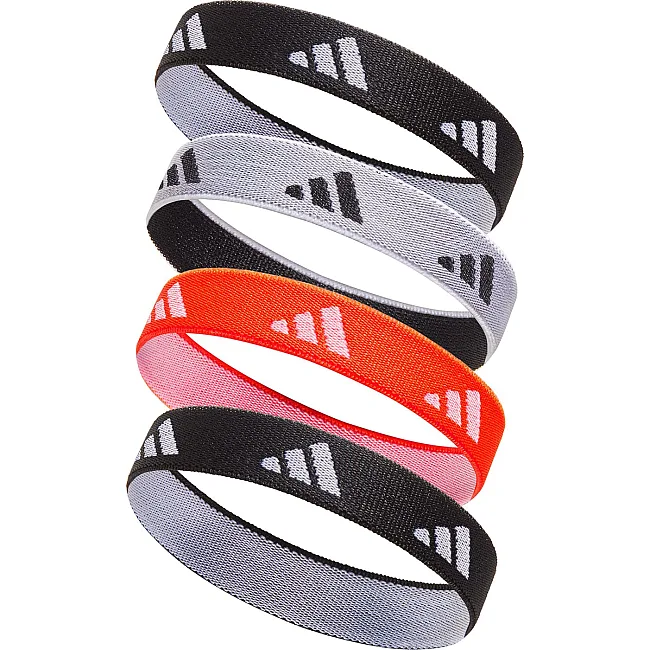 Резинки для волос Adidas Hair Ties черный, белый, красный