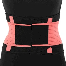 Пояс корсетный для спорта Экстрим Пауэр Белт (extreme power belt) Hot Shapers 6606-2 (Светло-розовый)