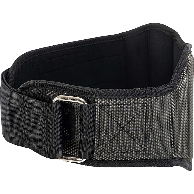 Пояс атлетический текстильный EZOUS HARBINGER POWER BELT O-10 спинка-20см