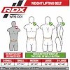Атлетический пояс RDX Leather Black M