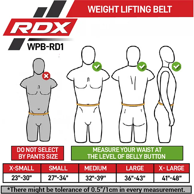 Атлетический пояс RDX Leather Black M