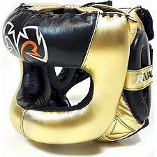 Шлем с бампером Rival Guerrero Facesaver Gold