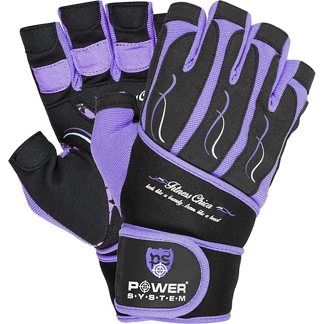 Фитнес перчатки POWER SYSTEM PS-2710 Fitness Chica женские Purple