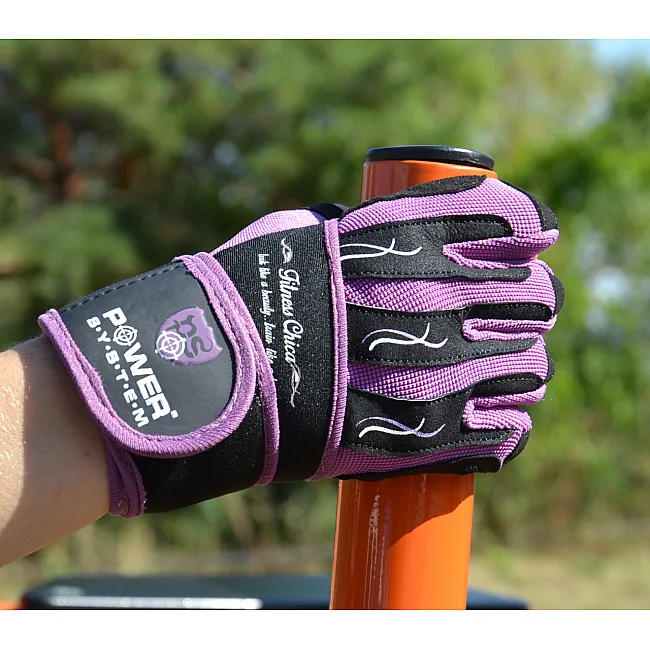 Фитнес перчатки POWER SYSTEM PS-2710 Fitness Chica женские Purple