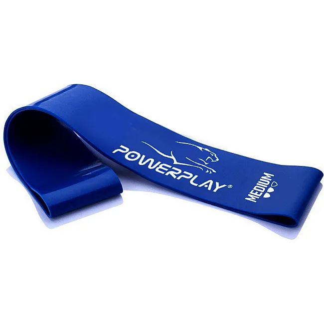Фітнес резинка POWERPLAY 4114 Mini Power Band 1мм. Medium Сіня (7.5кг)
