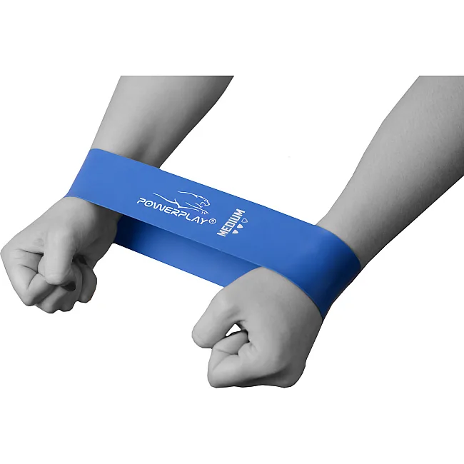 Фітнес резинка POWERPLAY 4114 Mini Power Band 1мм. Medium Сіня (7.5кг)