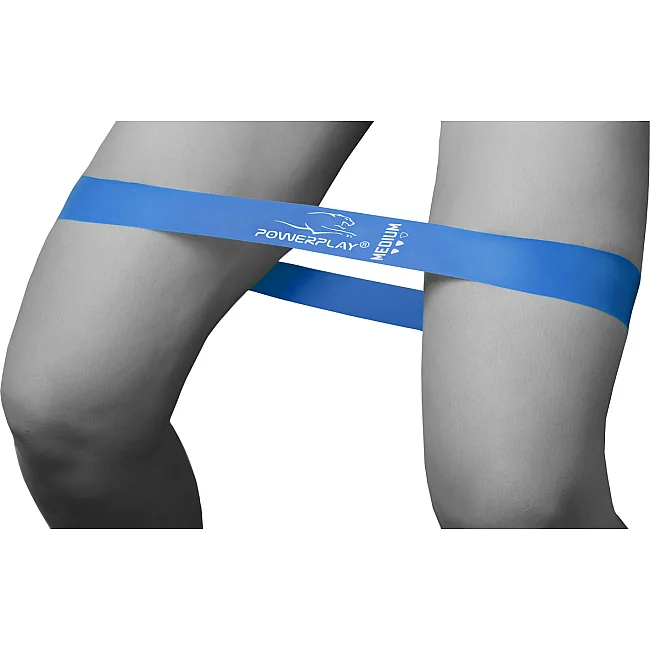 Фітнес резинка POWERPLAY 4114 Mini Power Band 1мм. Medium Сіня (7.5кг)