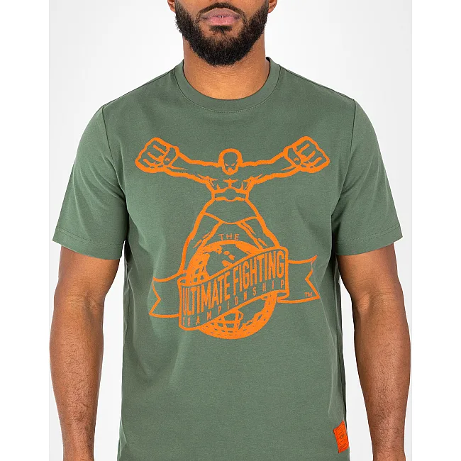 Футболка чоловіча UFC VENUM Ulti-Man Khaki Orange
