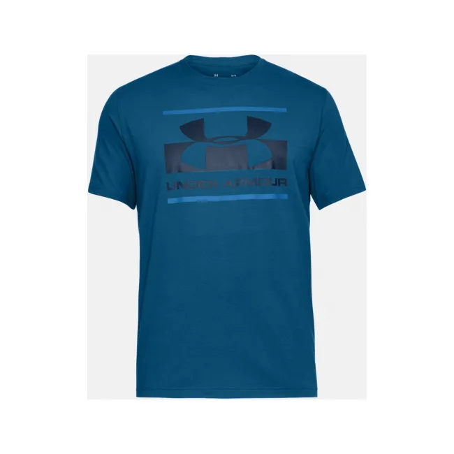 Футболка Under Armour Blocked Sportstyle Logo T-Shirt Blue