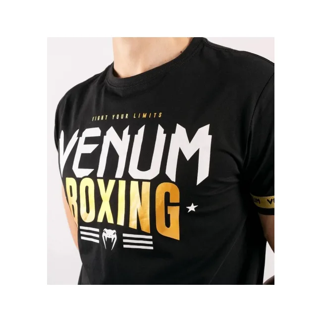 Футболка VENUM BOXING Classic 20 Black Gold
