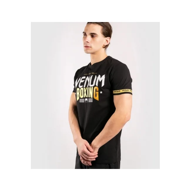 Футболка VENUM BOXING Classic 20 Black Gold