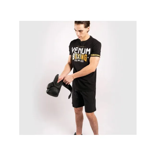 Футболка VENUM BOXING Classic 20 Black Gold