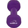 Гантель вінілова POWERPLAY 4125 Achilles 2.5кг. Фіолетова (1шт)