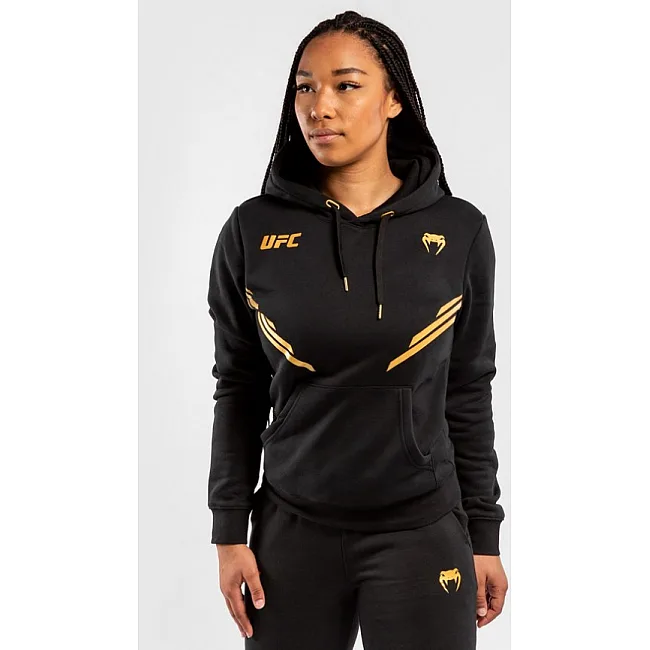 Толстовка женская VENUM UFC Fight Night Replica Black Gold