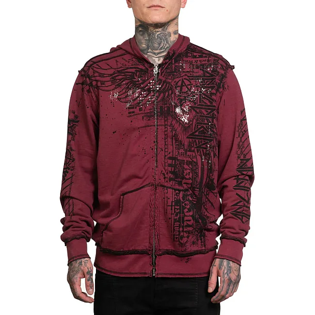 Худи двухстороннее AFFLICTION Dust Cloud Reversible Zip-Up