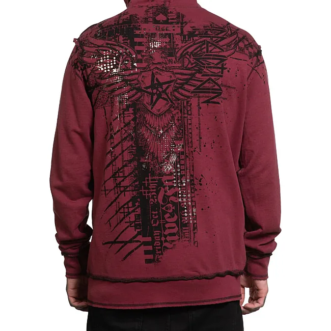 Худи двухстороннее AFFLICTION Dust Cloud Reversible Zip-Up